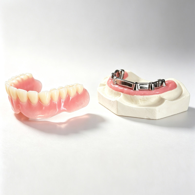 Custom Implant Bar Attachments & Screws for Overdentures